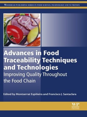 cover image of Advances in Food Traceability Techniques and Technologies